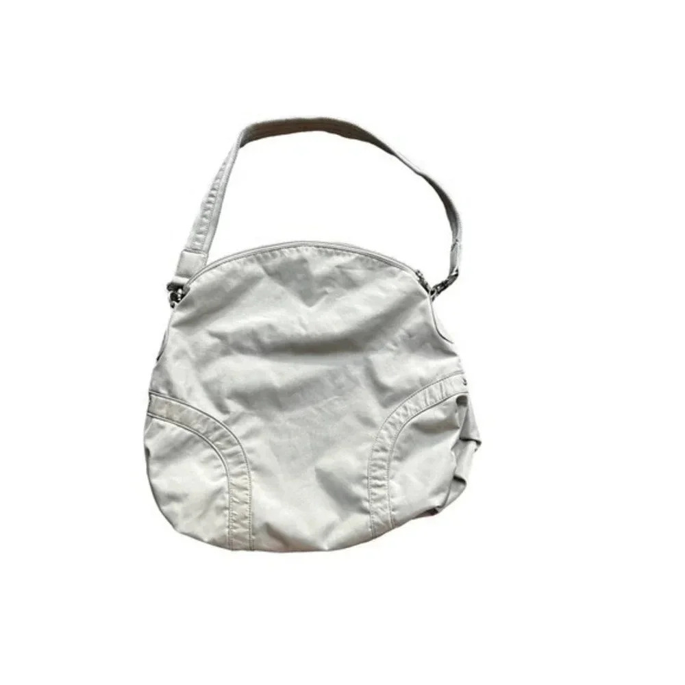 Bosher Womens Top Handle Shoulder‎ Hand Bag White Small